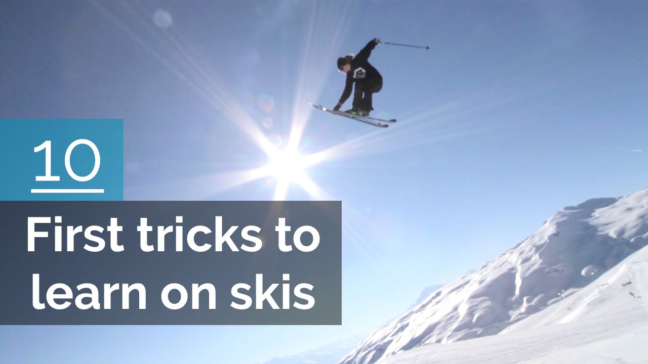 How to ski. Ski Tricks. Learn to Ski. How to 180 on Skis mem.